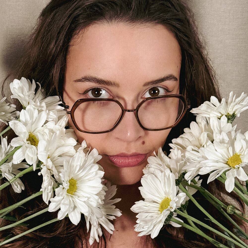 MYKITA Valda Oversized Brown Eyeglasses with Case
